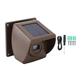 LICAEVEY Solar Wireless Driveway Alarm, 800m Long Range Outdoor Security Alert System with Solar Powered Motion Sensor, for Home and Property Protection