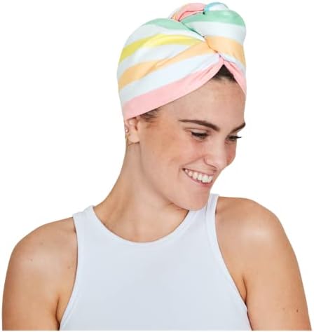 Dock & Bay Turban Hair Towel - For Home & the Beach - Super Absorbent, Quick Dry - Bali Beige, One Size