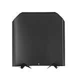 HY-C FB1515 Fireback, Stainless Steel Painted Black, Adjustable Installation, Protects Firebox, 15'...