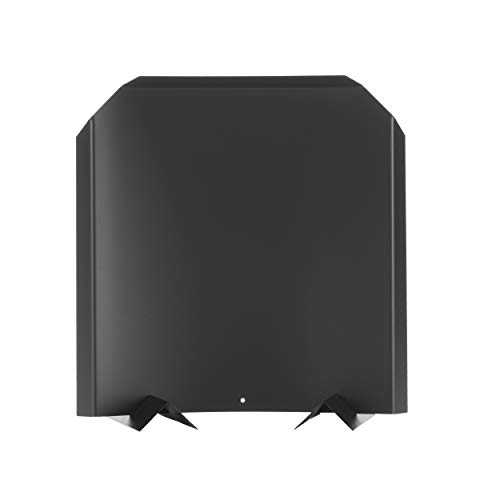 HY-C FB1515 Fireback, Stainless Steel Painted Black, Adjustable Installation, Protects Firebox, 15
