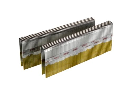 SENCO Collated Heavy Wire Staples, Galvanized, 16 GA (N19BAB) 10,000 ct Box