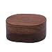 tianxiangjjeu - Scatola per anelli, in legno di noce nera, stile vintage, per collana e anelli di fidanzamento