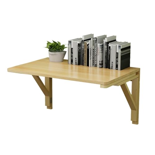Bureau flottant rabattable peu encombrant avec kit de fixation complet inclus