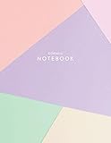 Cornell Notebook: Abstract Pastel | 120 White Pages 8.5x11 | Note Taking System (Student Notebooks) (Volume 1)