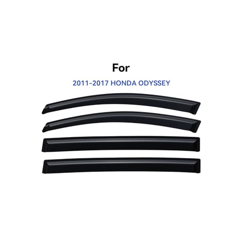 Image of Window Visors Rain Guards for 2011-2017 Honda Odyssey, Out-Channel Window Vent Wind Deflectors Visors Shades for 11 12 13 14 15 16 17 Honda Odyssey