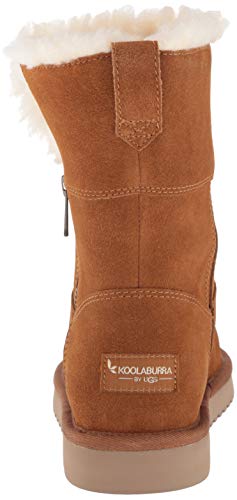 Koolaburra By Ugg Women's Aribel Short Mid Calf Boot, Chestnut, 8 #TOP2