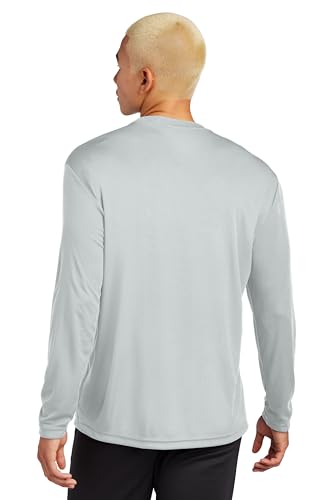 Clothe Co. Mens Long Sleeve Tee Shirts Moisture Wicking Dry Fit T-Shirts (Available in Big & Tall)