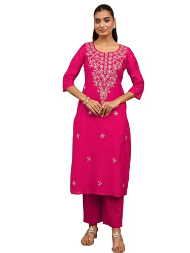 Kurta rose Libas femme taille L la solution coupe ample et flatteuse