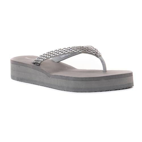 Image of Khadim's Waves Platform Heel Slippers for Women
