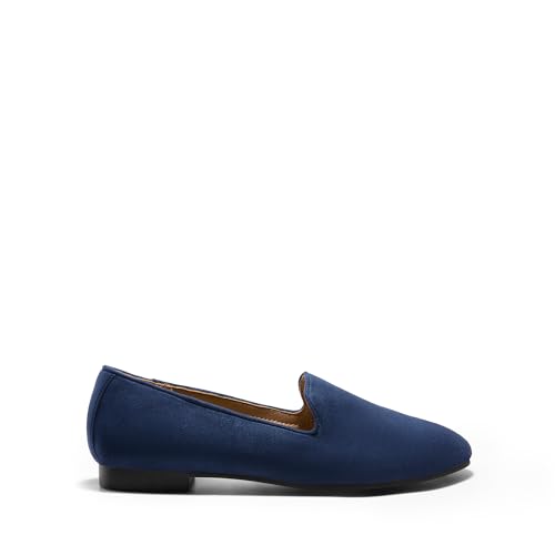 Image of DREAM PAIRS Round Toe Flats for Women Dressy Comfortable, Slip-On Dress Business Casual Office Work Shoes for Women