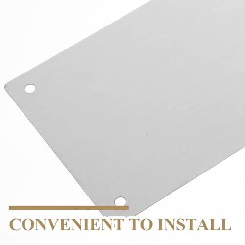 Plaque inox protection murale de porte extérieure acier inoxydable DOITOOL
