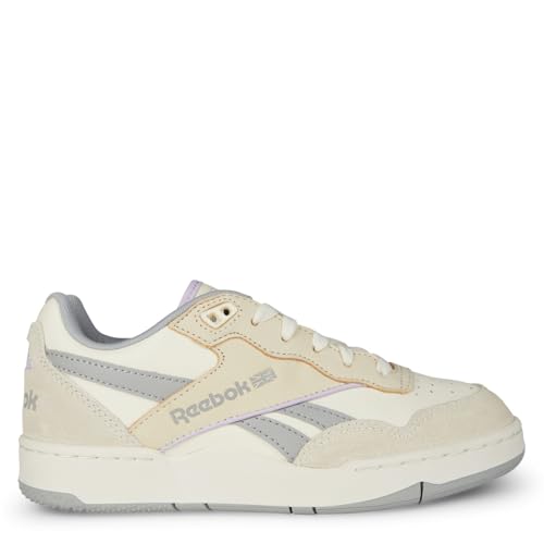 Reebok Zapatillas BB 4000 II para mujer, Blanco, gris, morado, 42 EU