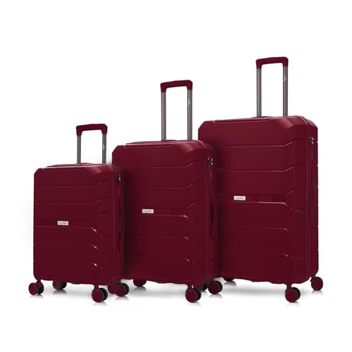Prembox 3-Piece Hardshell Luggage Set, 20/24/28 Inches