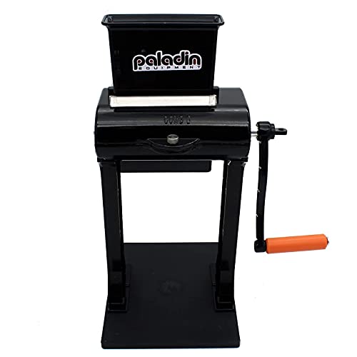 Paladin Equipment 2-In-1 Meat Tenderizer And Jerky Slicer With Stainless Steel Blades For Game Processing & Homemade Snacks, Clamps & Tongs Included #TOP4