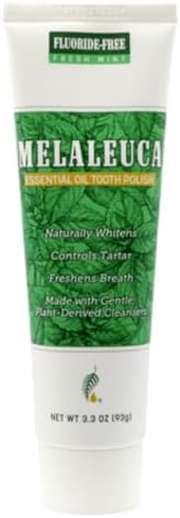 Melaleuca Whitening Tooth Polish Paste without Fluoride 3.8oz — Fresh Mint
