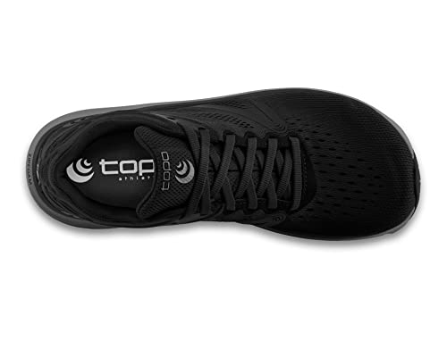 Topo Athletic Men's Magnifly 4 Comfortable Cushioned Durable 0Mm Drop Road Running Shoes, Athletic Shoes For Road Running, Black/Charcoal, Size 9.5 #TOP2