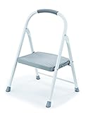 Rubbermaid RMS-1 1-Step Steel Step Stool, 225-pound Capacity