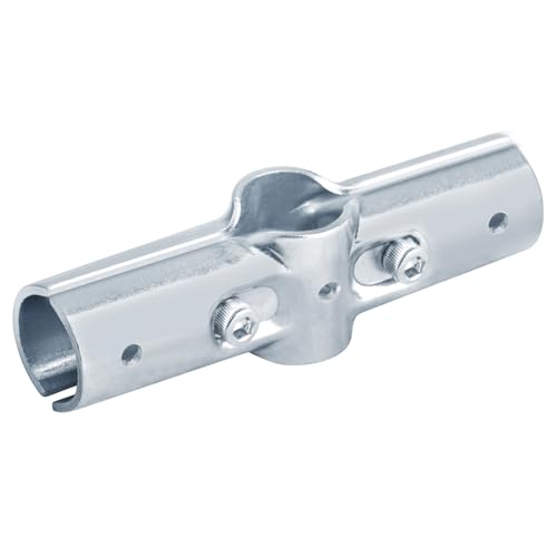 Fanmao 6 Sets 180 Degree Structural Pipe Connector for 1\" EMT, 3 Way Cross Joint Pipe Clamp, 3/32\" Thick