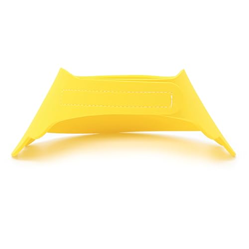 Image of Baby Shower Cap Shield, Soft Adjustable Kids Bath Visor Hat Shampoo Washing Hair Protection Cartoon for Toddler children (Yellow Tiger)