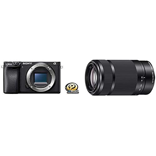 Sony Alpha a6400 Mirrorless Camera: Compact APS-C Interchangeable Lens Digital Camera and Sony E 55-210mm F4.5-6.3 Lens for Sony E-Mount Cameras (Black)