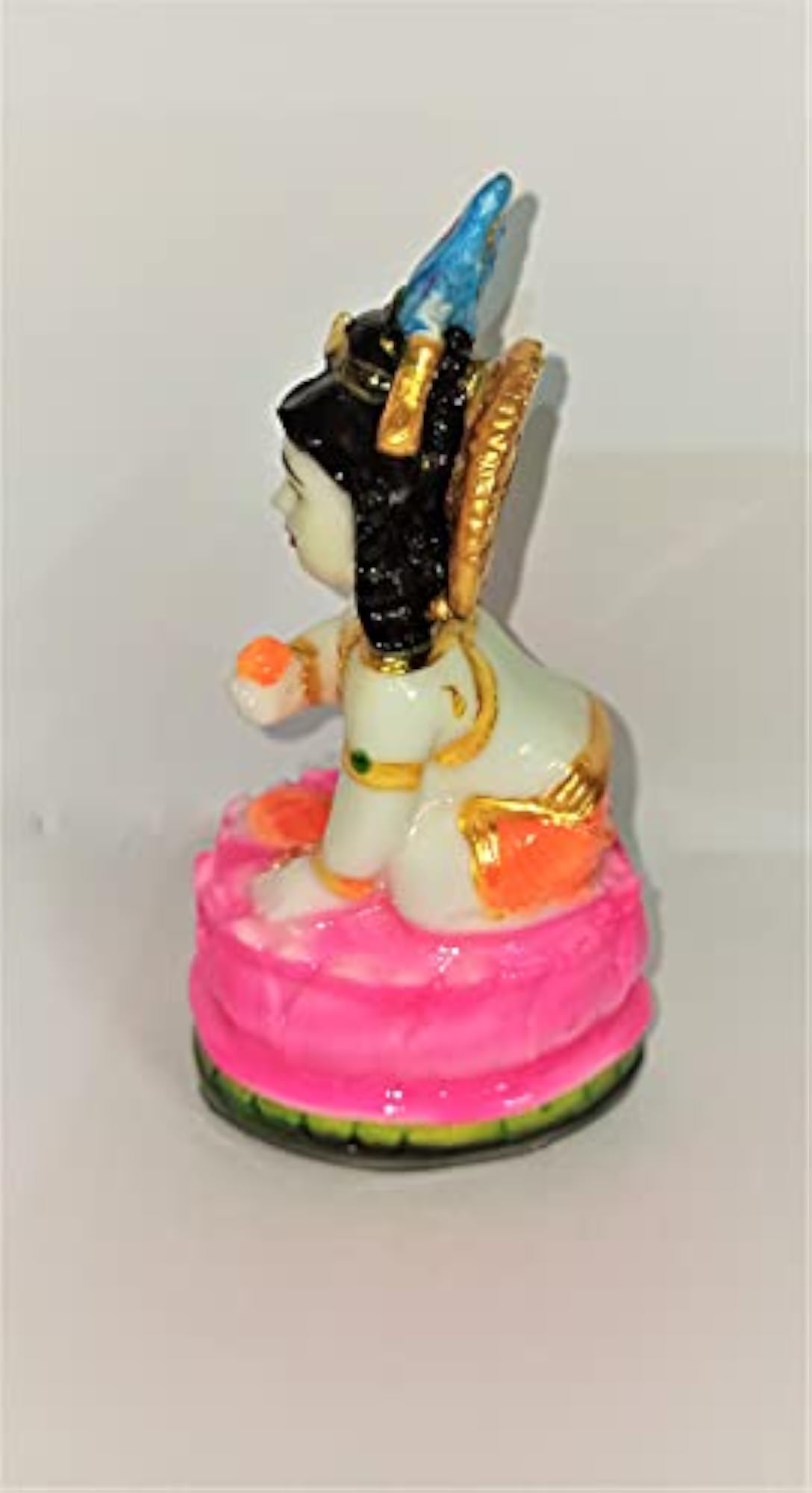 Marble Dust Bal Krishna Idol, Devotional Decor