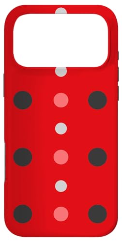 Pink & Red Black Polka Dot Ladybug Cute Lady Bug Polka Dots �X�}�z�P�[�X iPhone 17 Pro Max �p
