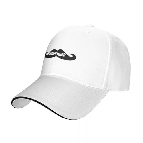 Casquette de baseball Movember cosplay pour hommes et femmes