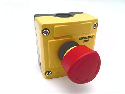 LBX17302 MAINTAINED with 2 NC and Emergency Stop, 40MM, RED, Push Button, P-T Mushroom, 22 MM, Control Station