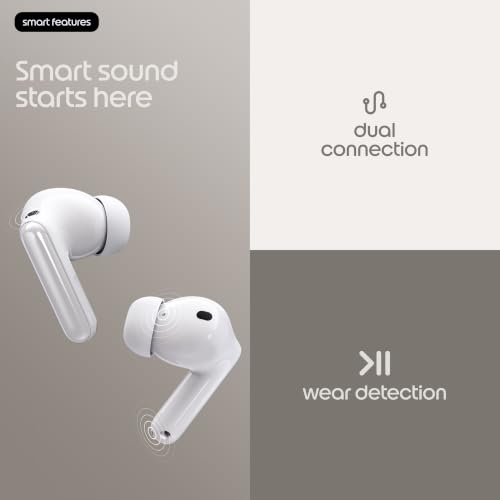 Auriculares Motorola moto buds 2 plus sans fil Bluetooth avec réduction de bruit et micro blancs - vue 5