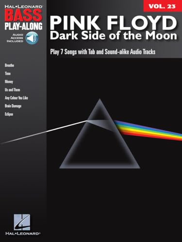 Pink Floyd - Dark Side of the Moon Bass Play-Along Volume 23 Book/Online Audio (Hal Leonard Bass Play-Along)