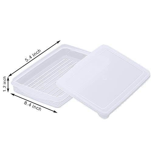 2-Pack Lunch Meat Containers, With Lids Airtight Cold Cuts Cheese Deli Meat Food Storage Container, Used to Store Deli Meats, Luncheon Meats and Cheeses in Refrigerators and Freezers
