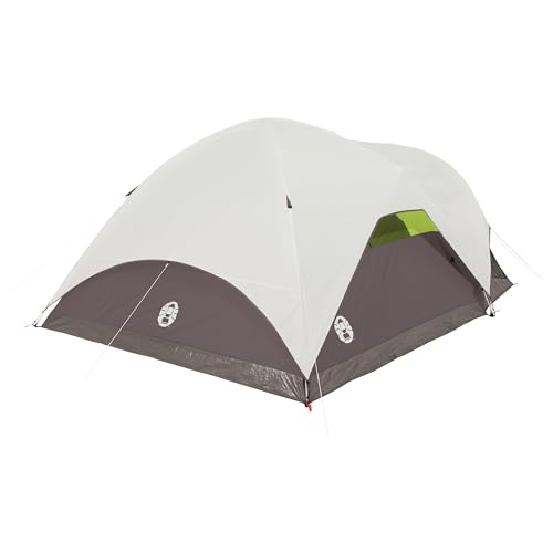 Coleman Steel Creek 6-Person Tent with Screened Porch & Integrated Rainfly, Weatherproof Tent with Screen Room Sets Up in Minutes, Fits Queen-Size Airbed by Coleman - Image 2