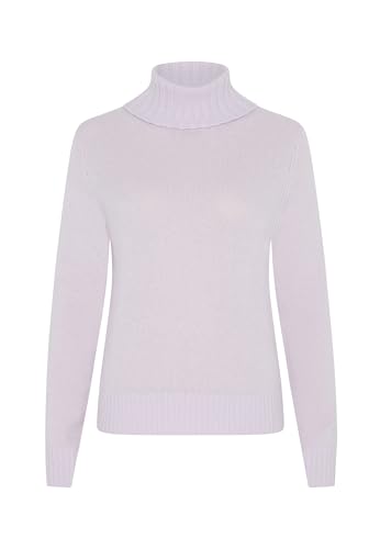 Image of Style & Republic Women's 100% Cashmere Turtleneck Sweater, Regular Fit, Premium Knit Jumper for Autumn, Winter and Spring