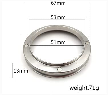 Anillo Dosificación Café, Embudo Dosificador de Espresso con Reemplazo Magnético, Embudo de Dosificación de Espresso… - Imagen 8