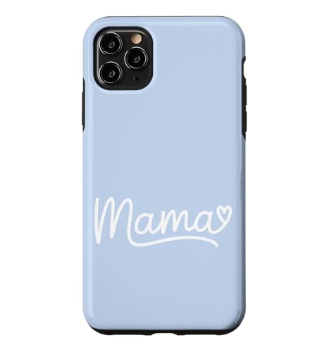 �u���[ - Mama Script Heart Elegant �X�}�z�P�[�X iPhone 11 Pro Max �p