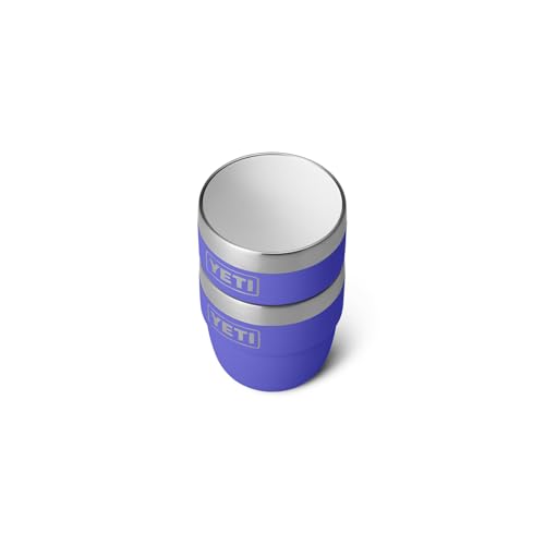 Image of YETI Rambler 4 oz Stackable Cup, Stainless Steel, Vacuum Insulated Espresso /Coffee Cup, 2 Pack