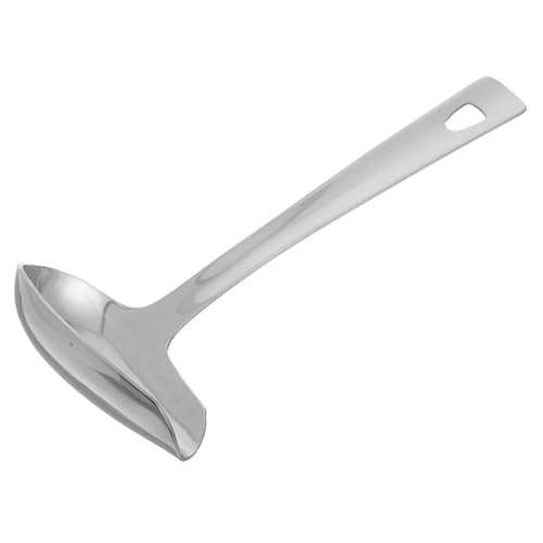 CHILDWEET Stainless Steel Gravy Ladle Serving Spoon with Pouring Spout for Sauces Dressings and Soups Easy to Clean Kitchen Ladle for Everyday Use