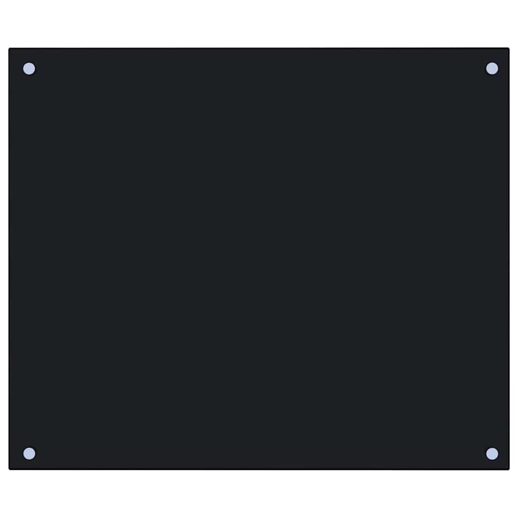 Generisch Küchenrückwände 2 STK. Schwarz 70x60 cm Hartglas,Heim & Garten,Küche & Esszimmer,Küchenhelfer & -utensilien,14.1KG,3315797