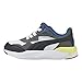 PUMA X-RAY Speed AC PS Sneaker, Weiß, Schwarz, Dk, Shadow V, Blau, 32 EU