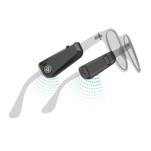 JLab JBuds Frames Wireless Open-Ear Audio for Your Glasses | 8-hour Bluetooth Playtime