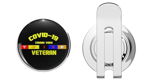 1080 Graphics COVID 19 Corona Virus Veteran Golf Hat Clip