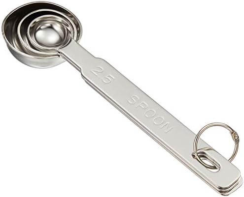 Mountain Gyroscopic Industrial Station 18 – 8 Stainless Steel Measuring Spoons, Extra Thick 3 Pairs bki5201 image 4