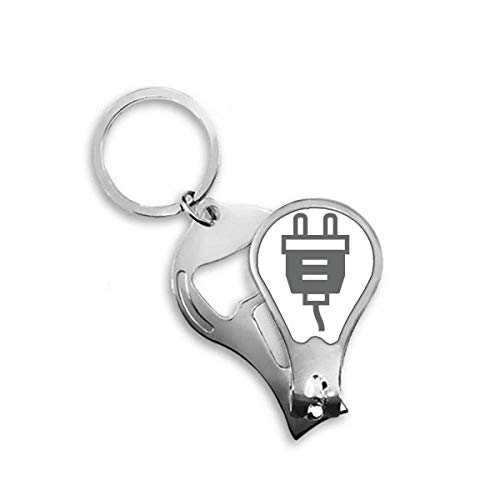 Câble de charge noir socket Clipper Cutter Toenail pour soin des ongles et recharge