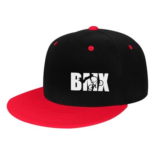 BMX Sports Kids Trucker Hat Fashion Outdoor Sports Baseball Caps for Boys Girls Red