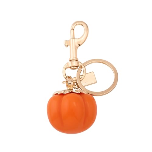 Image of Fruit Bag Charm Keychain - Gold Key Chain, Cute Purse Handbags Accessories - Beautiful Gift for Women