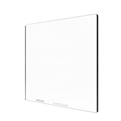 NiSi Cinema 6.6x6.6 Pure Clear Filter | Un-Coated Clear Protective Lens Filter for 6.6x6.6 Matte Boxes | Cinematography and Videography