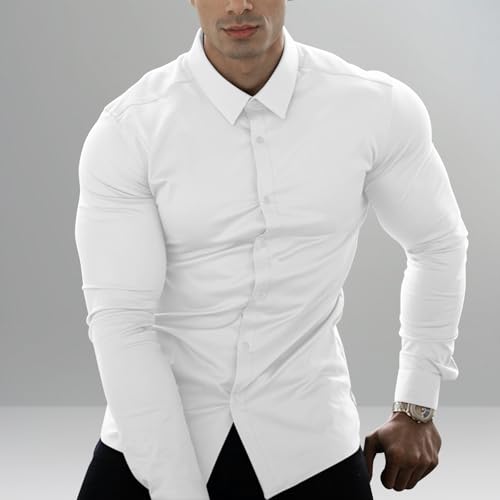 Camisa blanca de manga larga 9 Imagen adicional