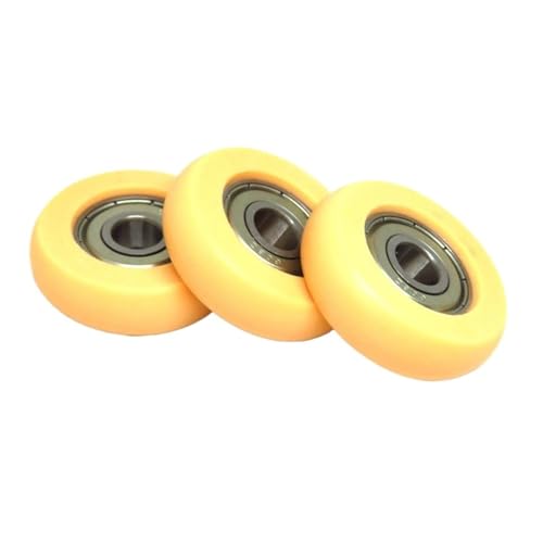 4pcs OD 36mm Rowing Machine Wheel BSR60836-10 POM Rower Seat Roller 8x36x10mm Plastic Coated Bearing