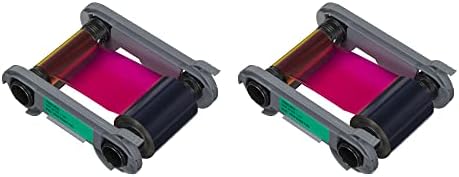 2 Pack - Evolis Primacy 2 R5F208A100 Color Ribbon - YMCKO - 300 Prints with Bodno Software Demo Card