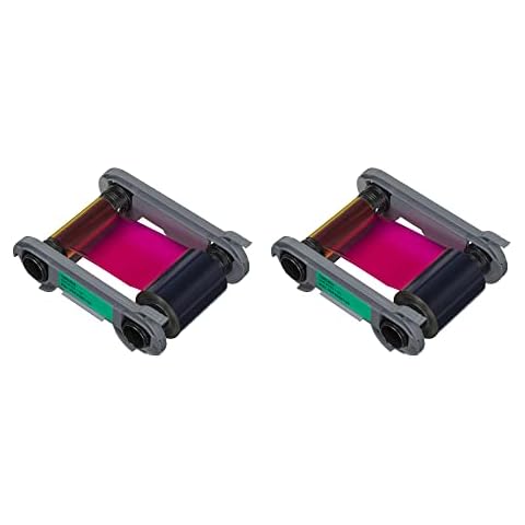 2 Pack - Evolis Primacy 2 R5F208A100 Color Ribbon - YMCKO - 300 Prints Cover